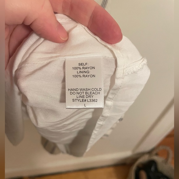 Mini striped boho dress size L - Picture 5 of 5